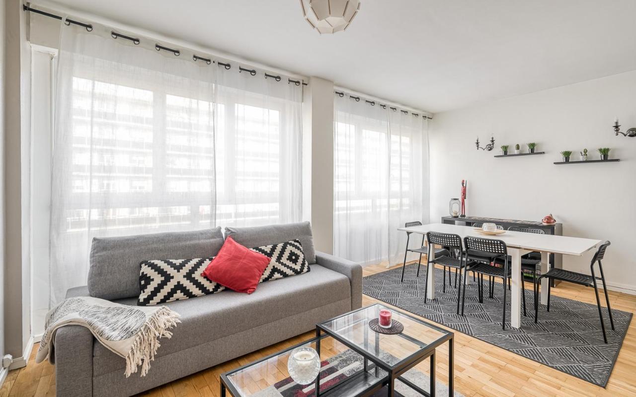 Superbe Apart 2 Rooms Lumineaux Parking Casa Lione Esterno foto