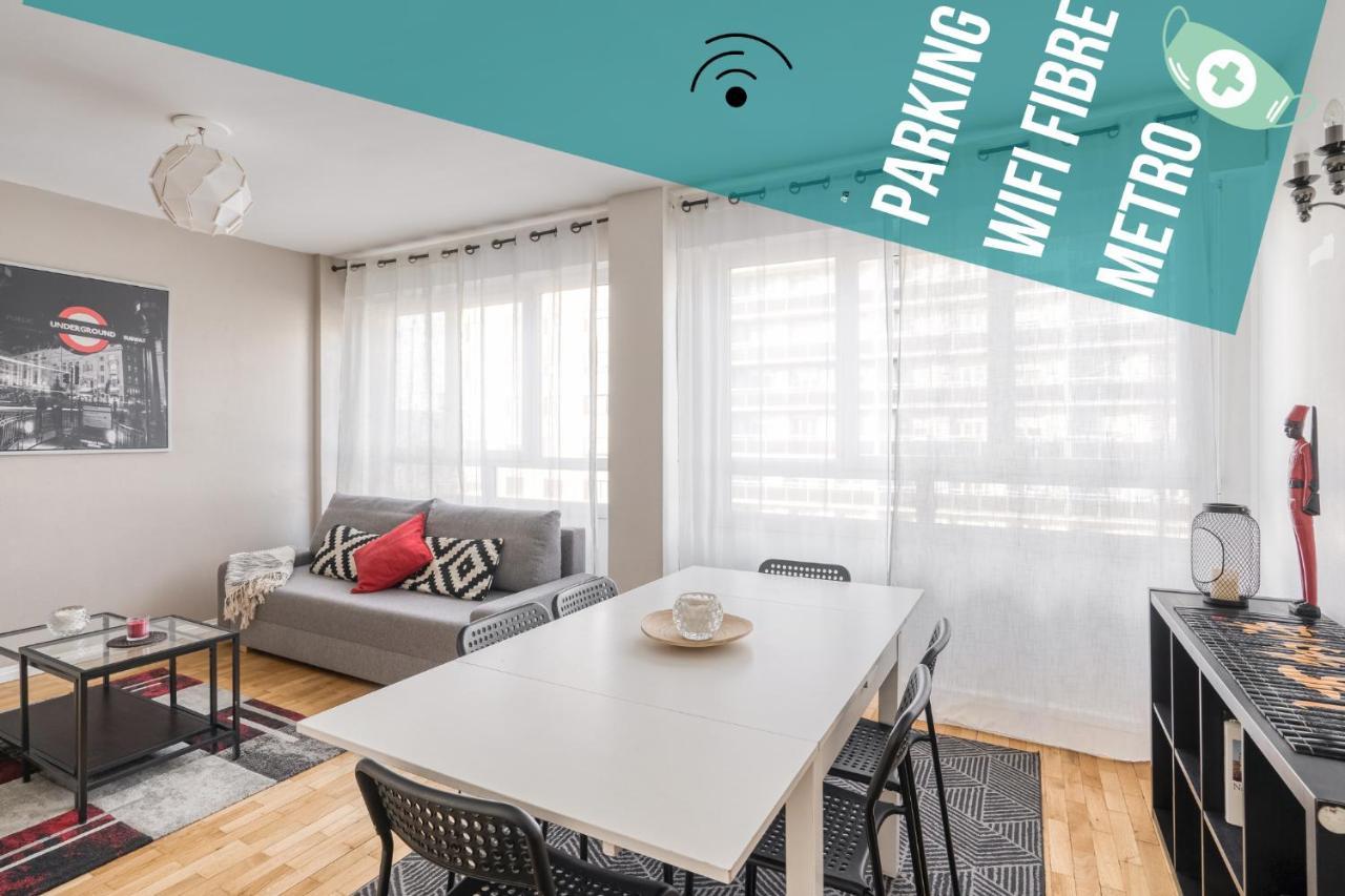 Superbe Apart 2 Rooms Lumineaux Parking Casa Lione Esterno foto