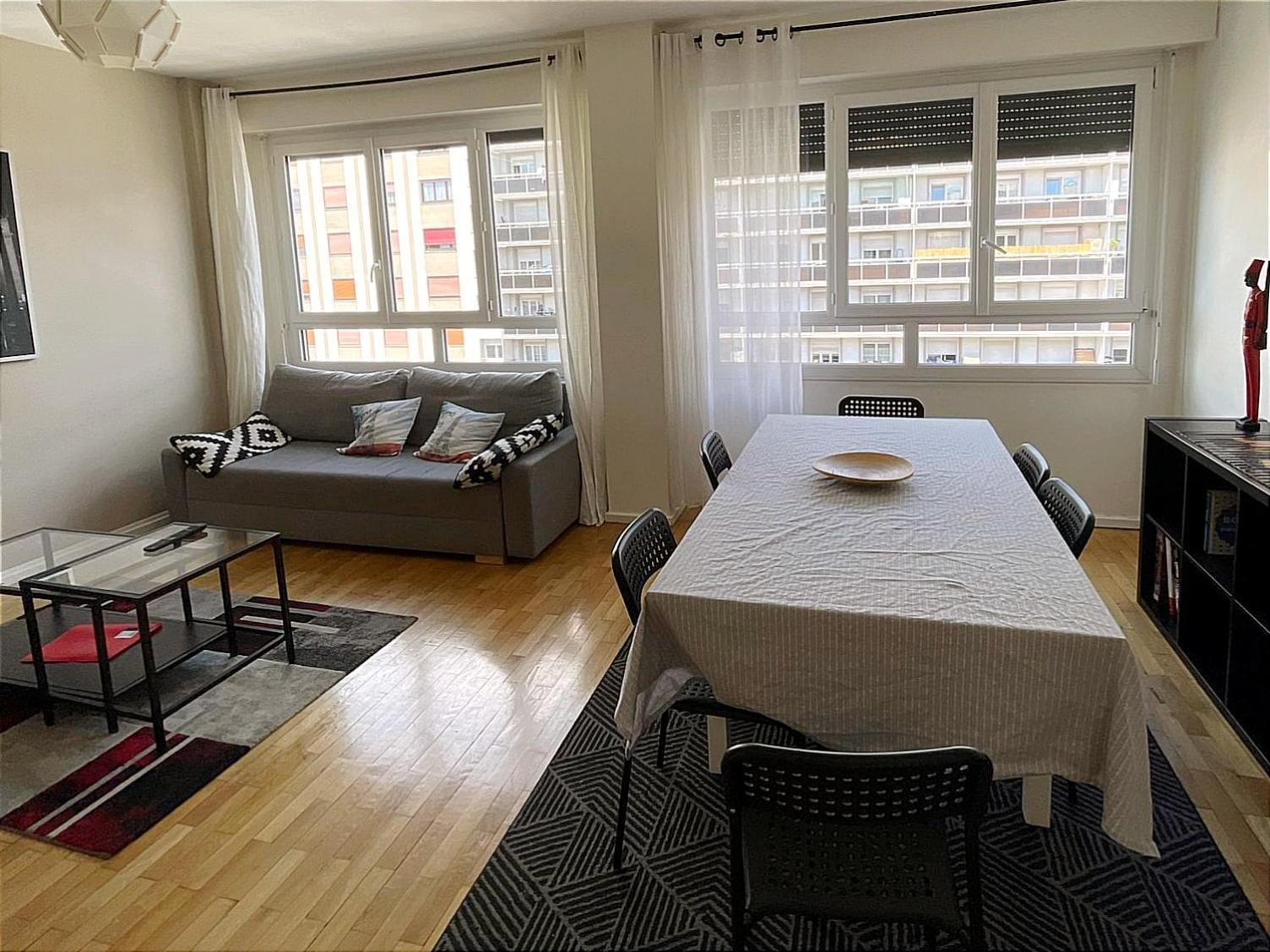 Superbe Apart 2 Rooms Lumineaux Parking Casa Lione Esterno foto
